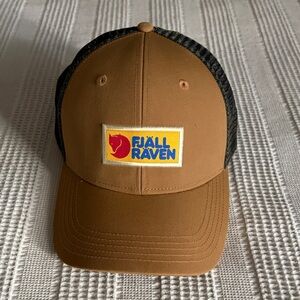 Fjallraven Brown and Black Cap